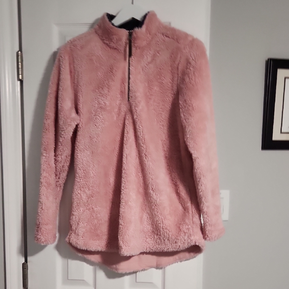 Charles River Apparel Pink Fleece Jacket